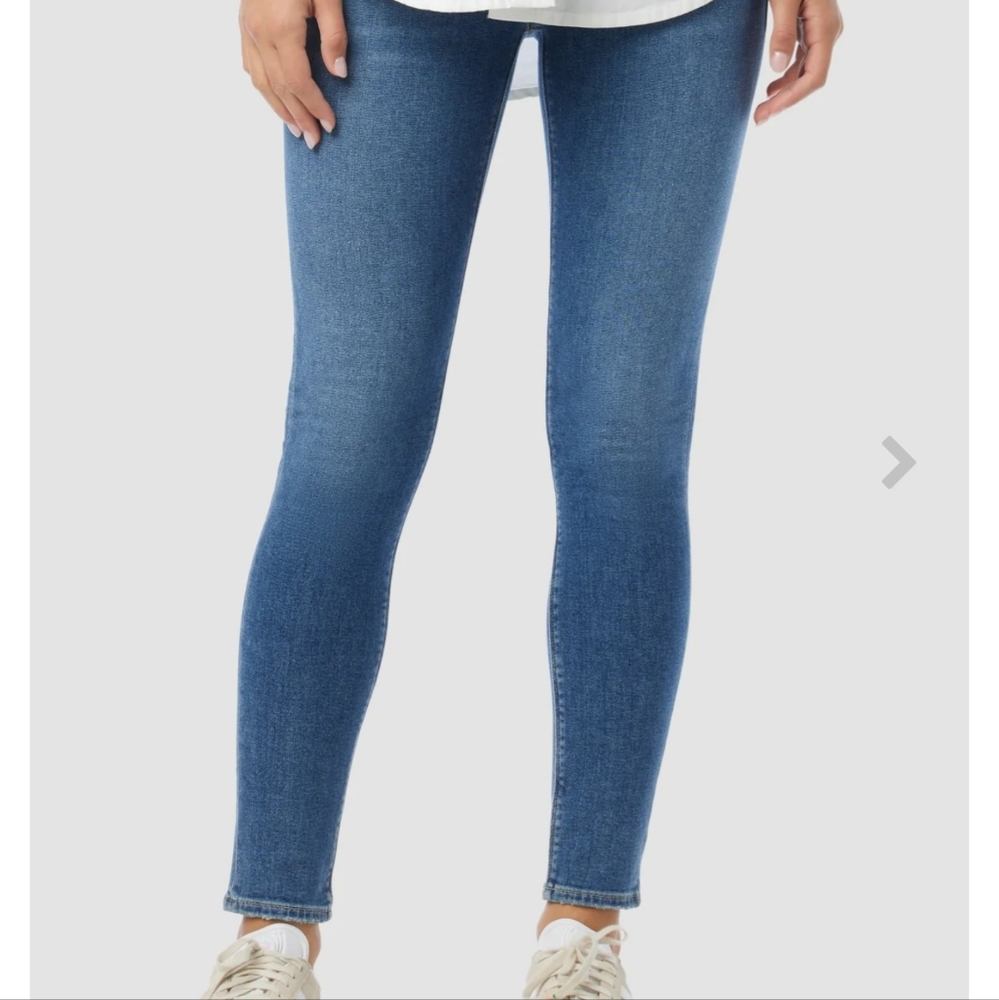 Hudson Collin Mid Rise Skinny Jeans Light Wash 26